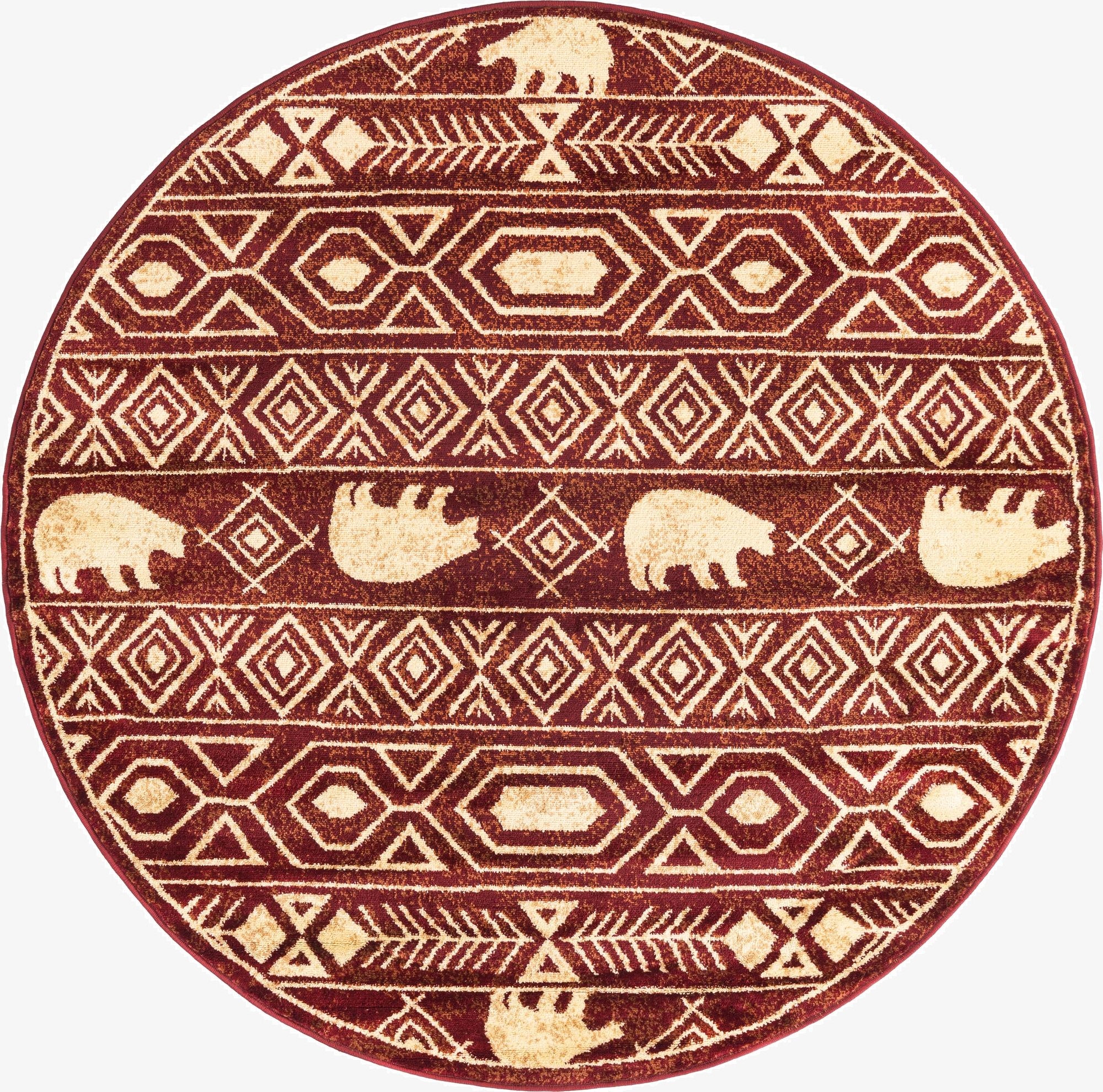  7' 10 x 7' 10 Pioneer Round Rug