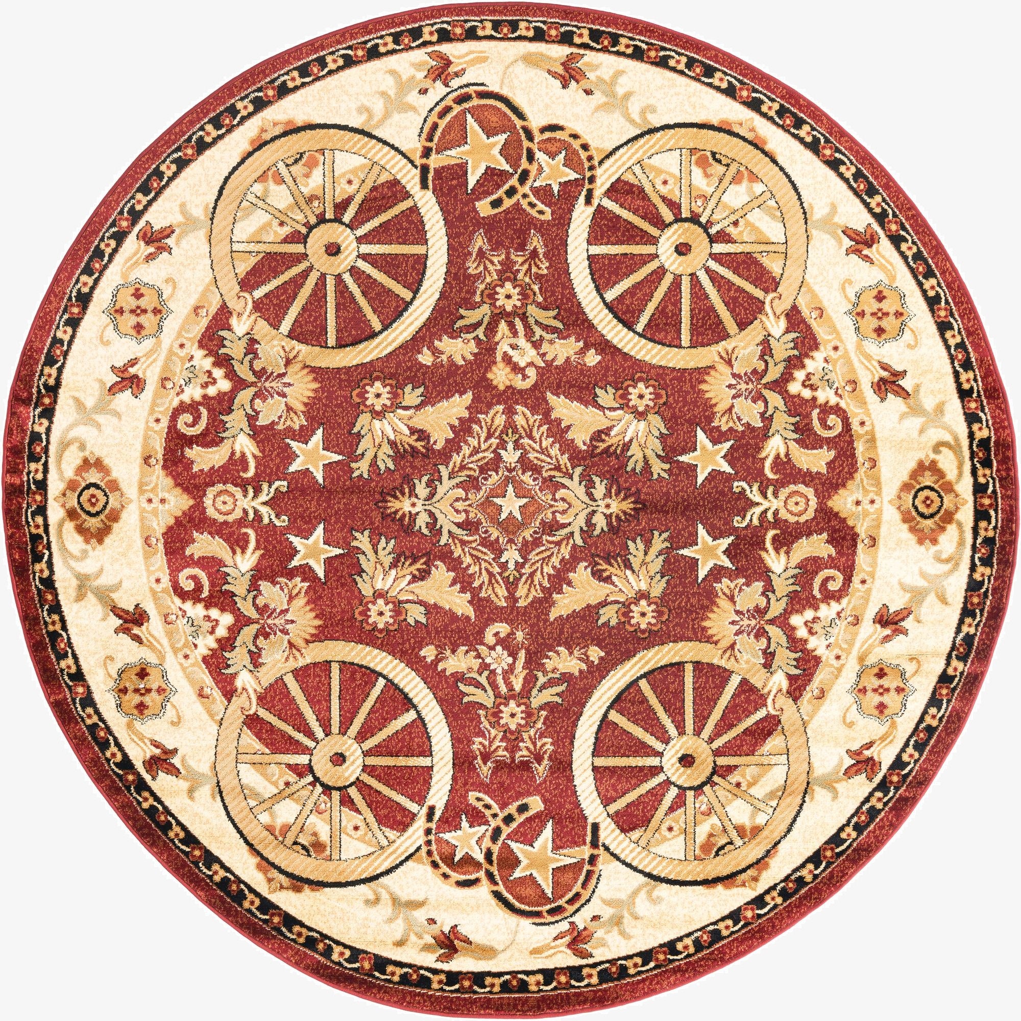  7' 10 x 7' 10 Pioneer Round Rug