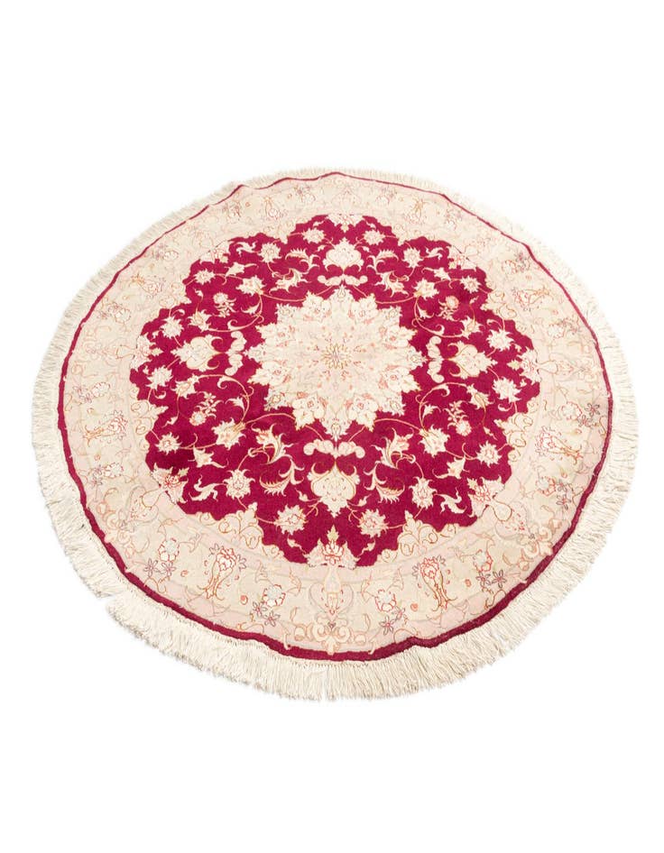 Detail image of  4' 11 x 4' 11 Tabriz Round Rug