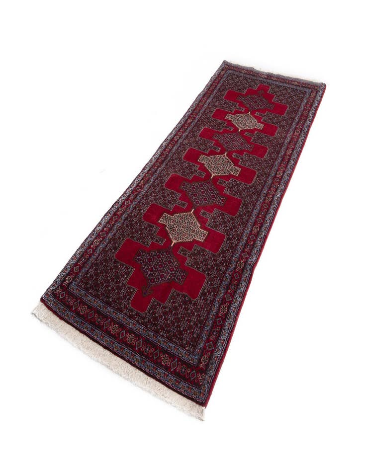 Detail image of  3' 10 x 9' 11 Abadeh Wool Runner Rug