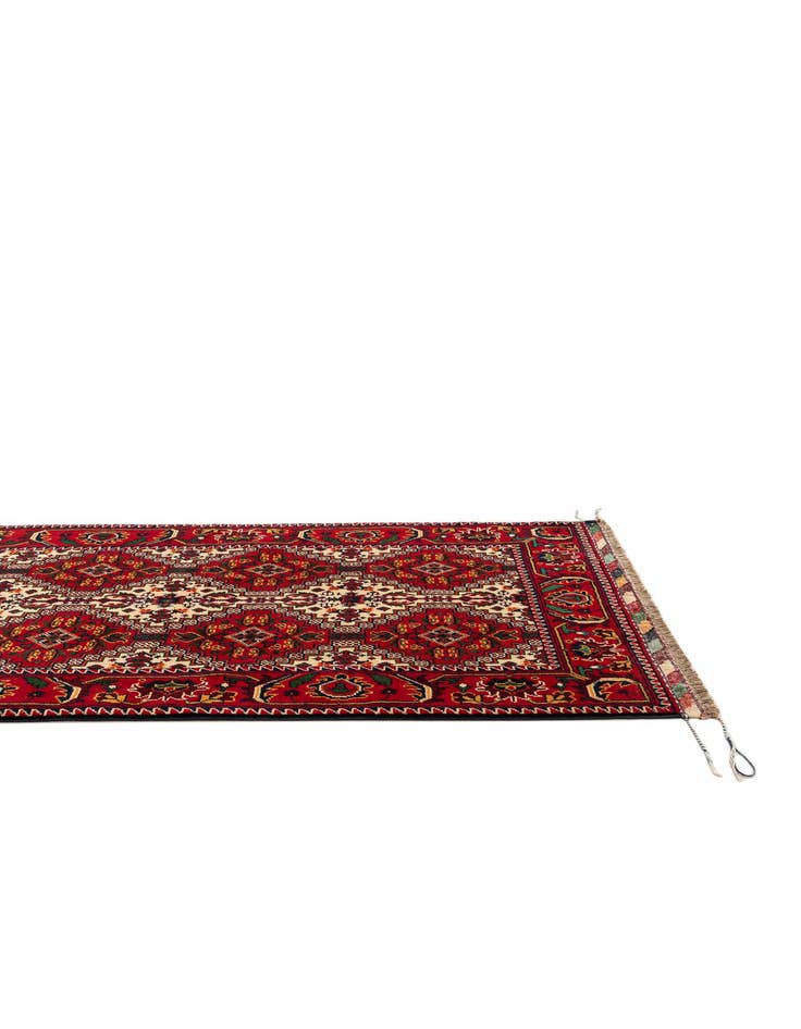 Detail image of  3' x 10' 1  Hand Knotted Afghan Ersari Wool Runner Rug