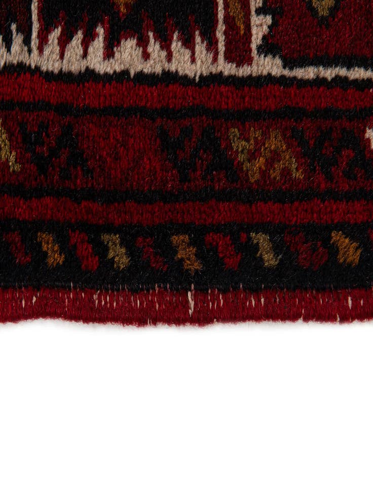 Detail image of  2' 9 x 9' 10  Hand Knotted Afghan Ersari Wool Runner Rug
