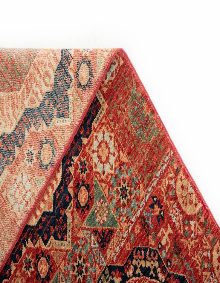 Detail image of  2' 5 x 9' 9  Hand Knotted Amina Wool Runner Rug