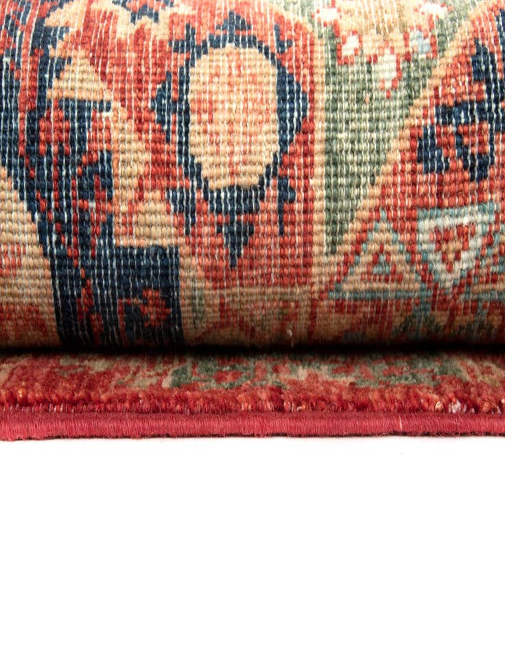 Detail image of  2' 5 x 9' 9  Hand Knotted Amina Wool Runner Rug