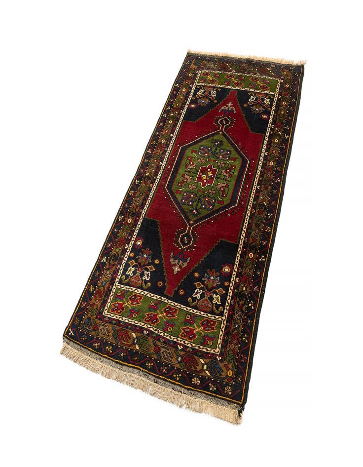 Detail image of  3' 3 x 6' 6  Hand Knotted Anatolian Wool Runner Rug