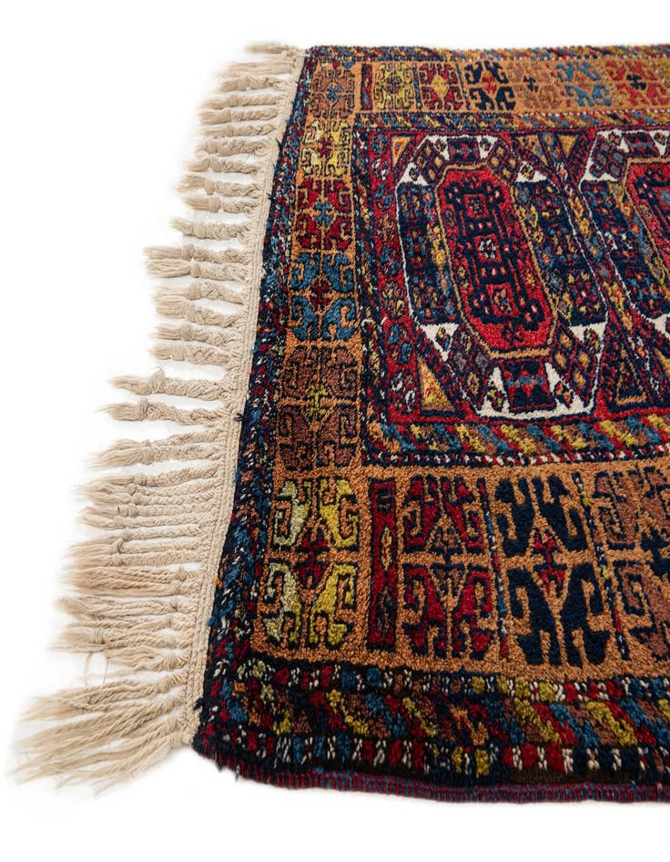 Detail image of  4' 7 x 8' 10  Hand Knotted Anatolian Wool Runner Rug