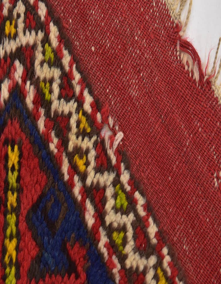 Detail image of  4' 7 x 7'  Hand Knotted Anatolian Oriental Wool Runner Rug