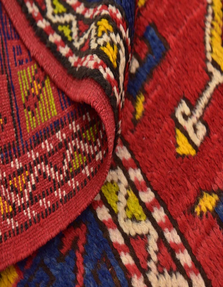 Detail image of  4' 7 x 7'  Hand Knotted Anatolian Oriental Wool Runner Rug