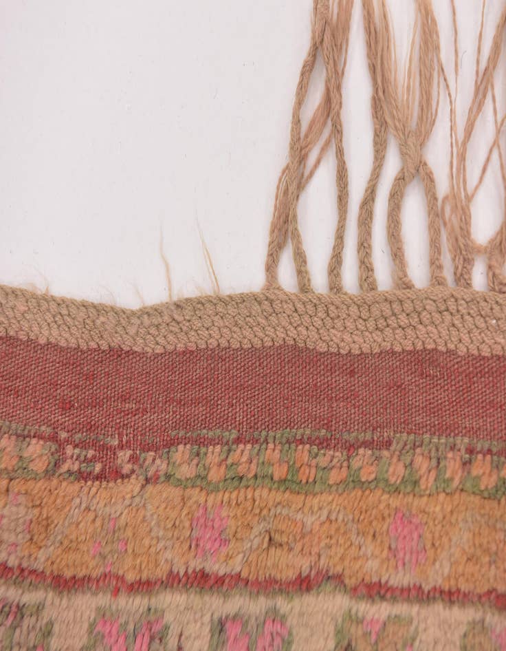 Detail image of  4' 6 x 7' 9  Hand Knotted Anatolian Oriental Wool Runner Rug