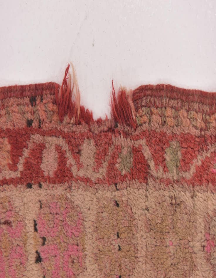 Detail image of  4' 6 x 7' 9  Hand Knotted Anatolian Oriental Wool Runner Rug