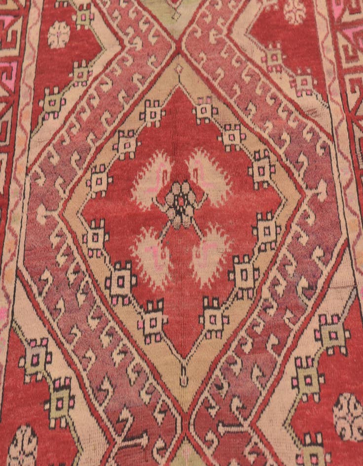 Detail image of  4' 6 x 7' 9  Hand Knotted Anatolian Oriental Wool Runner Rug