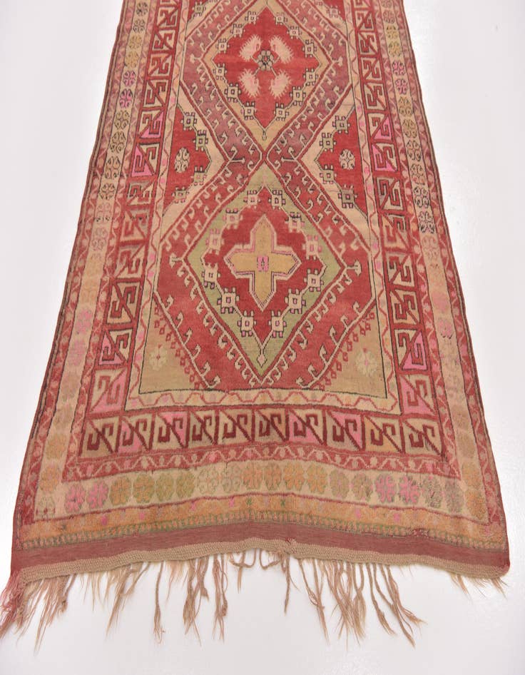 Detail image of  4' 6 x 7' 9  Hand Knotted Anatolian Oriental Wool Runner Rug