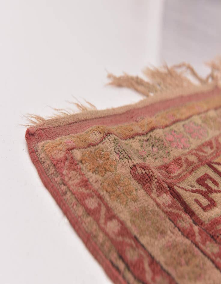 Detail image of  4' 6 x 7' 9  Hand Knotted Anatolian Oriental Wool Runner Rug
