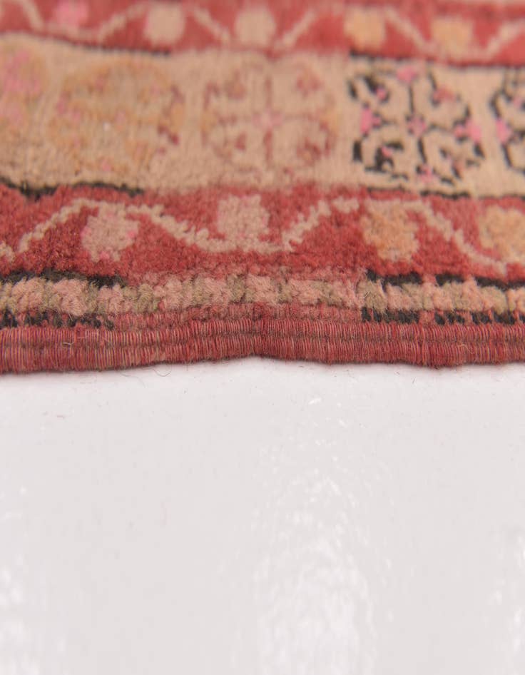 Detail image of  4' 6 x 7' 9  Hand Knotted Anatolian Oriental Wool Runner Rug