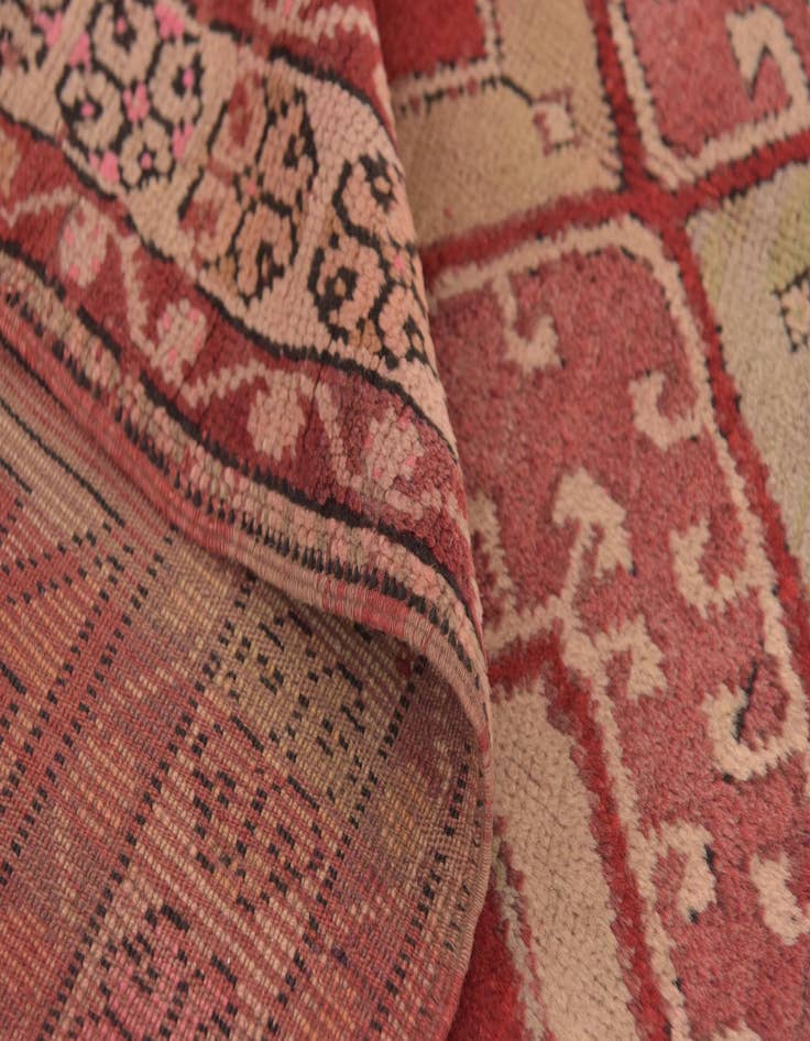 Detail image of  4' 6 x 7' 9  Hand Knotted Anatolian Oriental Wool Runner Rug