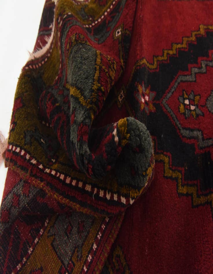 Detail image of  3' 9 x 11' 6  Hand Knotted Anatolian Wool Runner Rug