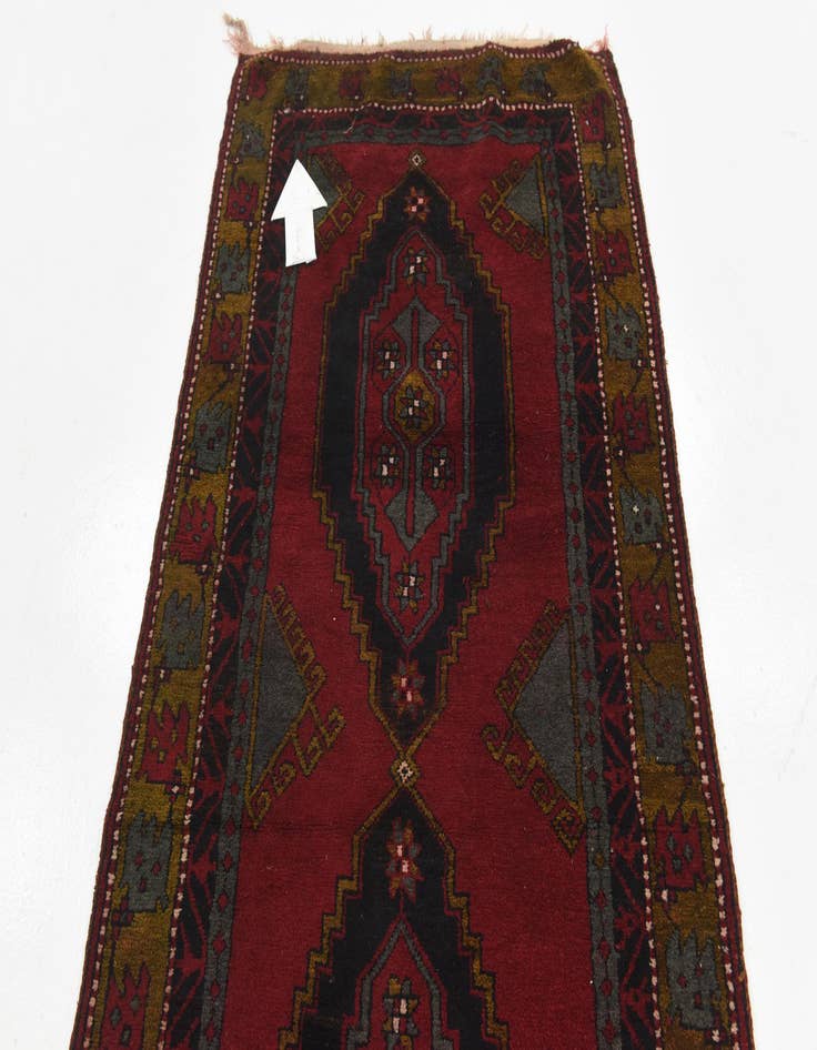 Detail image of  3' 9 x 11' 6  Hand Knotted Anatolian Wool Runner Rug