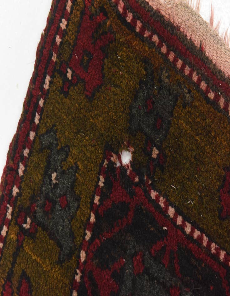 Detail image of  3' 9 x 11' 6  Hand Knotted Anatolian Wool Runner Rug