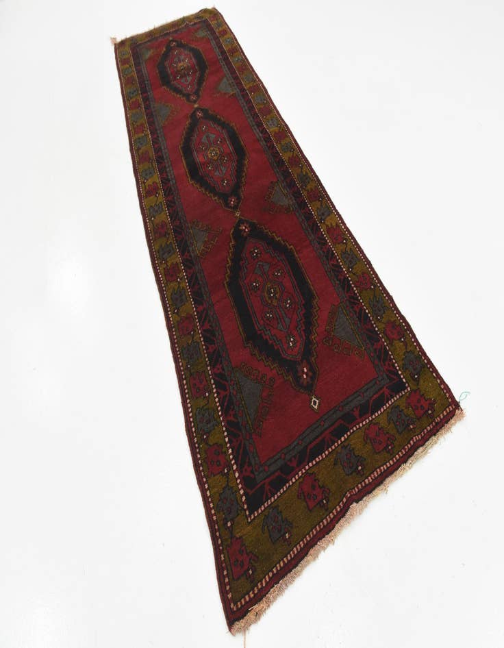 Detail image of  3' 9 x 11' 6  Hand Knotted Anatolian Wool Runner Rug