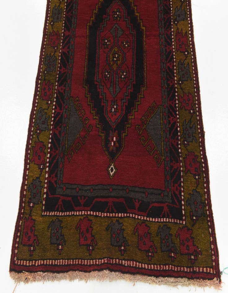 Detail image of  3' 9 x 11' 6  Hand Knotted Anatolian Wool Runner Rug