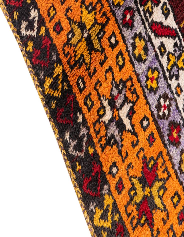 Detail image of  4' 4 x 15' 4  Hand Knotted Anatolian Oriental Wool Runner Rug