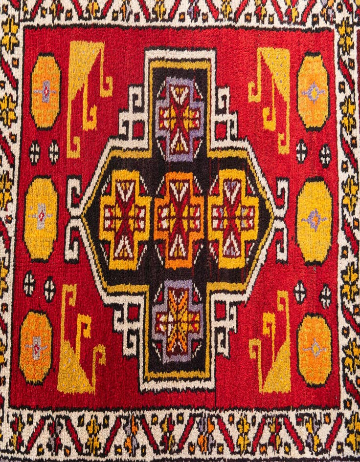 Detail image of  4' 4 x 15' 4  Hand Knotted Anatolian Oriental Wool Runner Rug