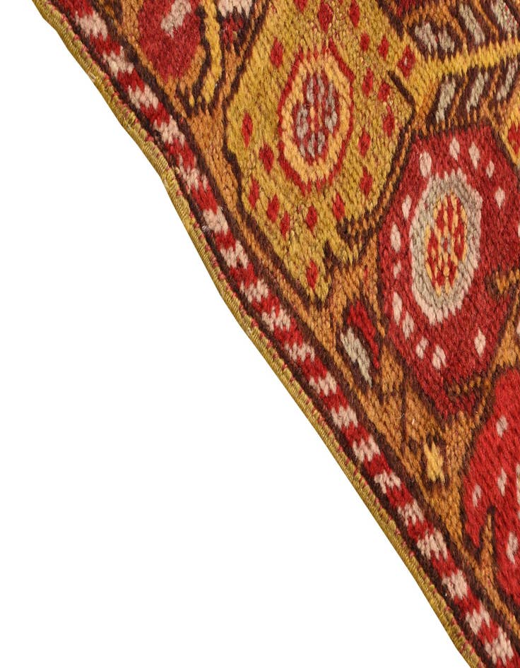 Detail image of  3' 5 x 14' 2  Hand Knotted Anatolian Oriental Wool Runner Rug