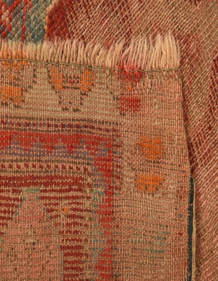 Detail image of  3' 3 x 6' 1  Hand Knotted Anatolian Oriental Wool Runner Rug