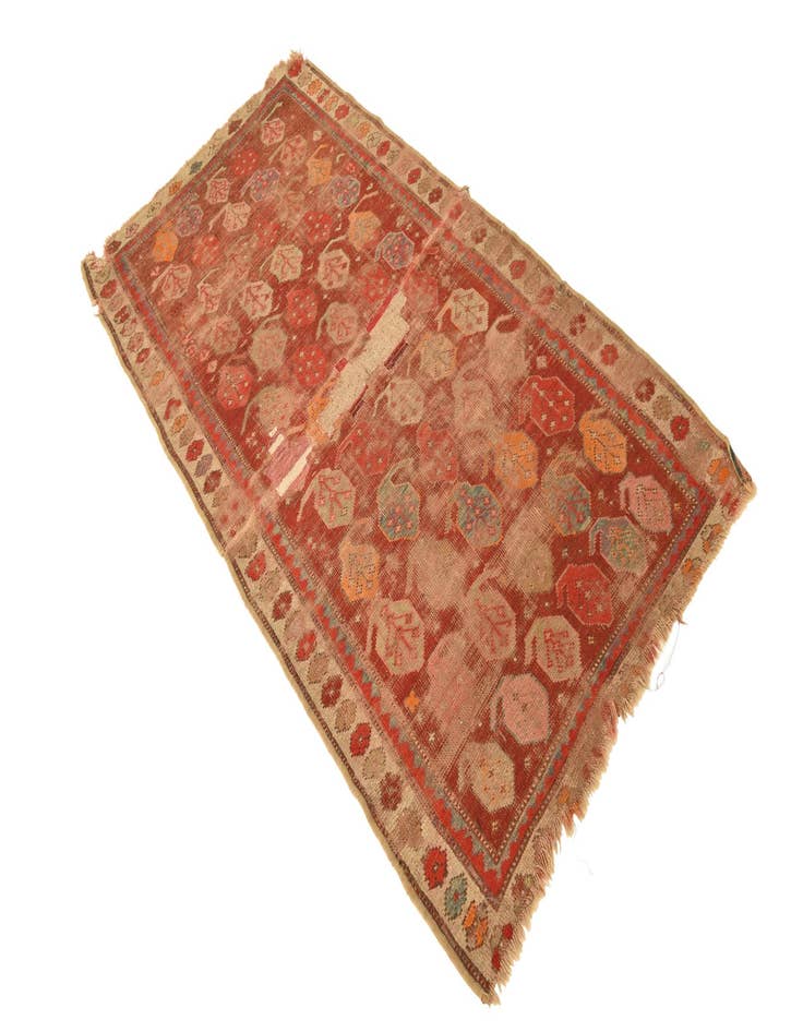 Detail image of  3' 3 x 6' 1  Hand Knotted Anatolian Oriental Wool Runner Rug