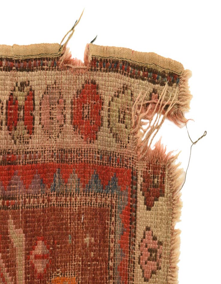 Detail image of  3' 3 x 6' 1  Hand Knotted Anatolian Oriental Wool Runner Rug