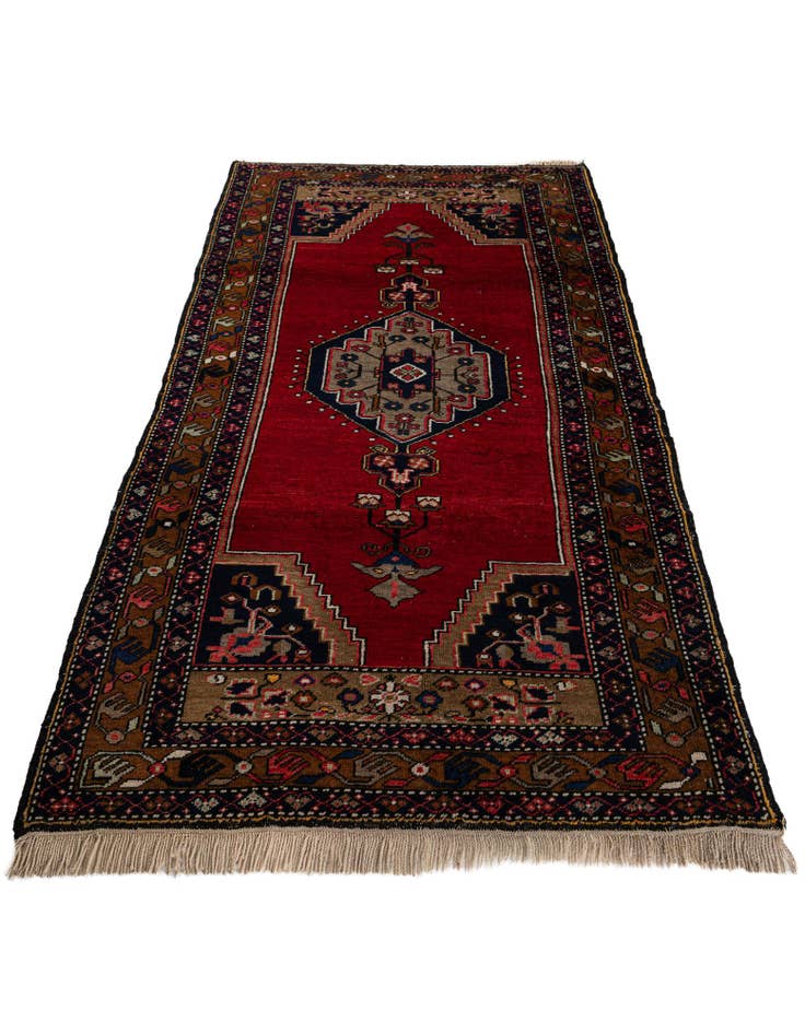 Detail image of  3' 3 x 6' 6  Hand Knotted Anatolian Wool Runner Rug