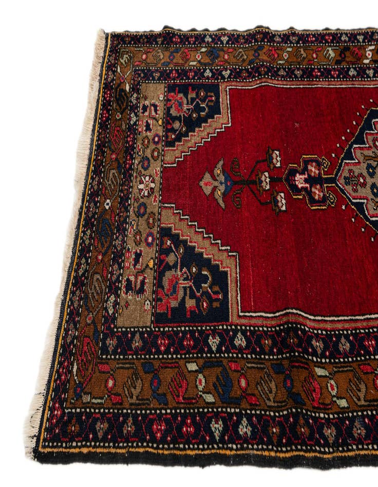 Detail image of  3' 3 x 6' 6  Hand Knotted Anatolian Wool Runner Rug