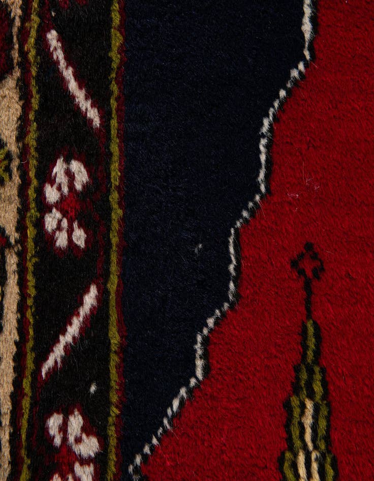 Detail image of  3' 5 x 6' 11  Hand Knotted Anatolian Oriental Wool Runner Rug