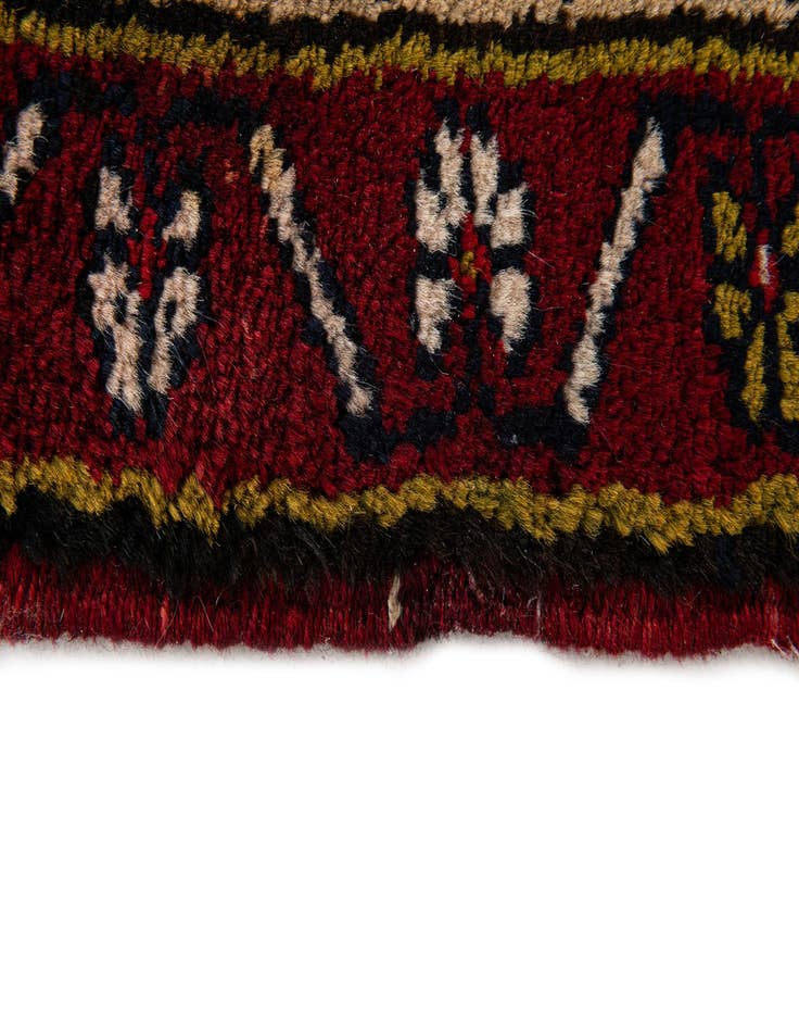 Detail image of  3' 5 x 6' 11  Hand Knotted Anatolian Oriental Wool Runner Rug