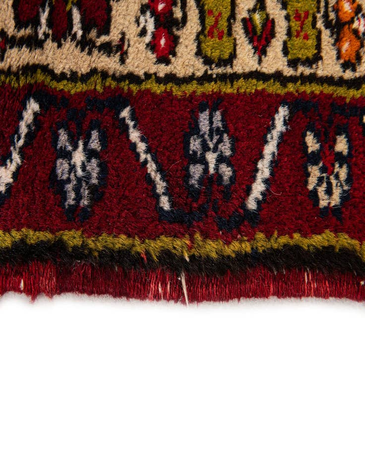 Detail image of  3' 5 x 6' 11  Hand Knotted Anatolian Oriental Wool Runner Rug