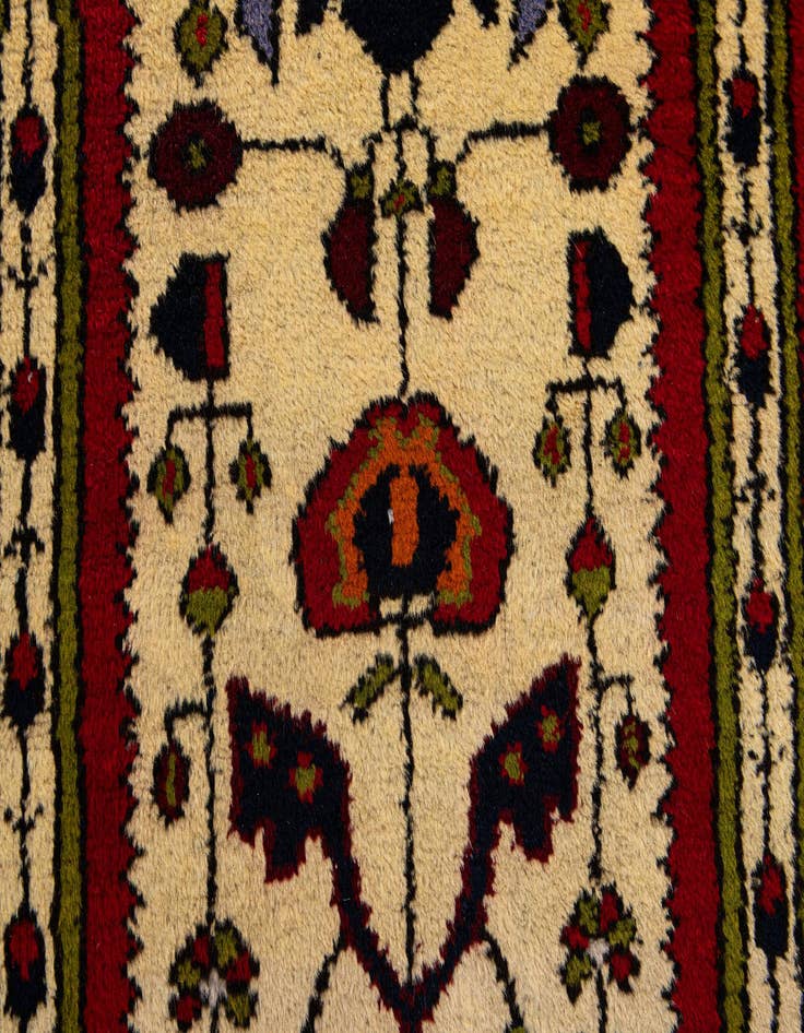 Detail image of  3' 5 x 6' 11  Hand Knotted Anatolian Oriental Wool Runner Rug