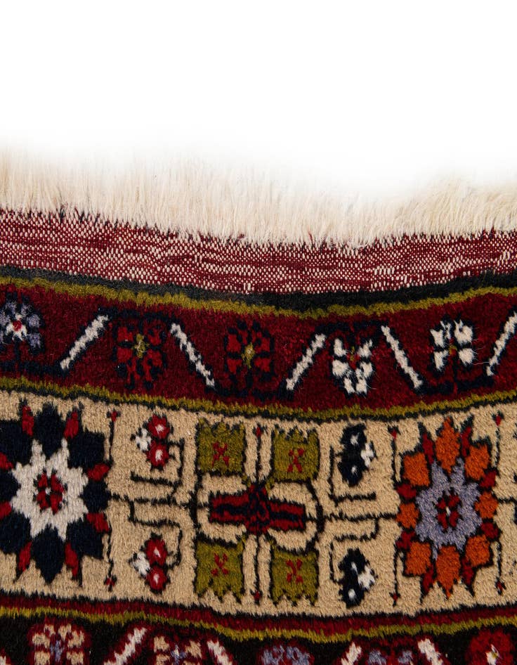 Detail image of  3' 5 x 6' 11  Hand Knotted Anatolian Oriental Wool Runner Rug