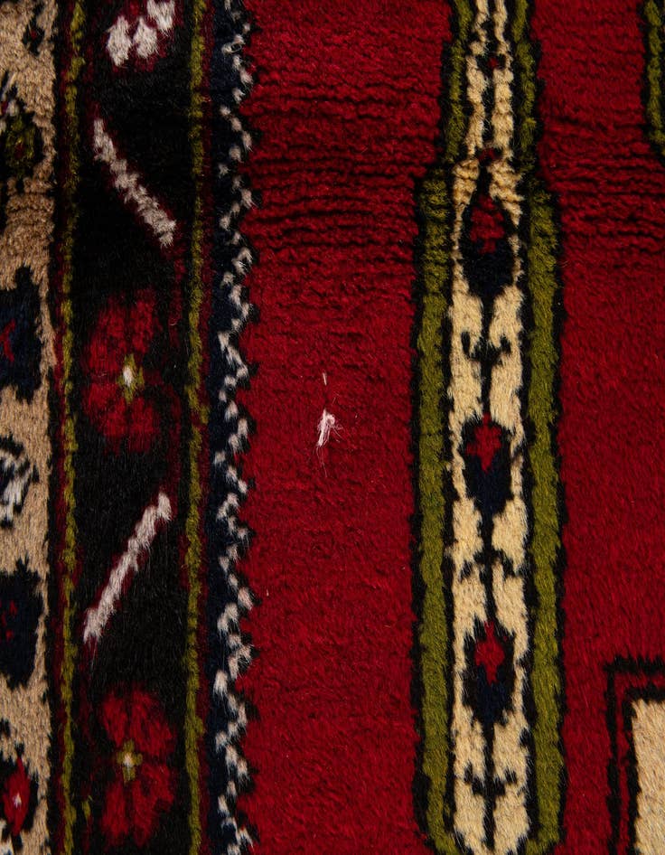 Detail image of  3' 5 x 6' 11  Hand Knotted Anatolian Oriental Wool Runner Rug