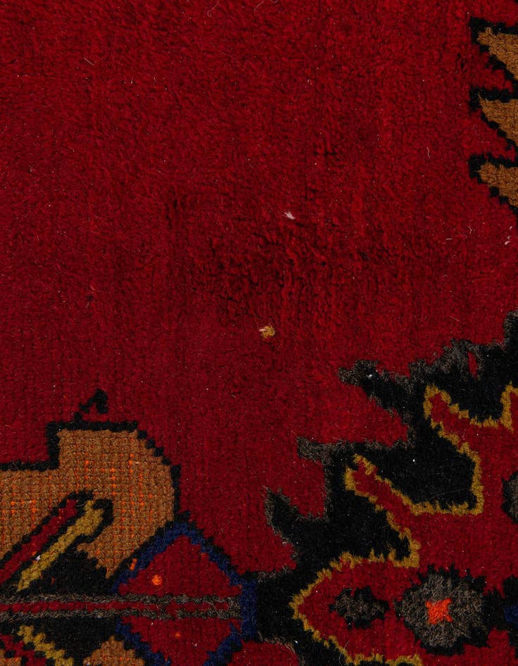 Detail image of  3' 7 x 12'  Hand Knotted Anatolian Oriental Wool Runner Rug