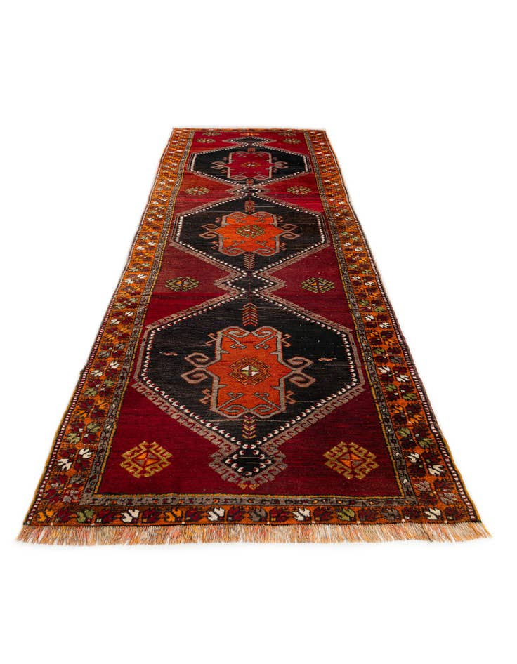 Detail image of  3' 10 x 12' 9  Hand Knotted Anatolian Wool Runner Rug