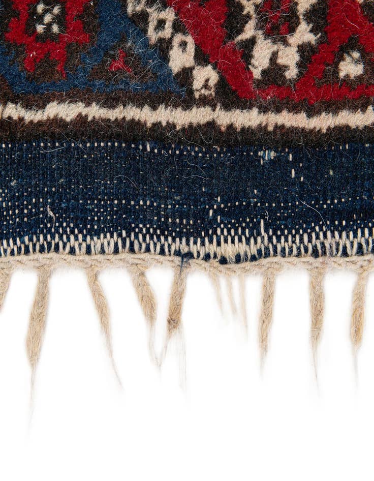 Detail image of  2' 5 x 4'  Hand Knotted Anatolian Wool Runner Rug