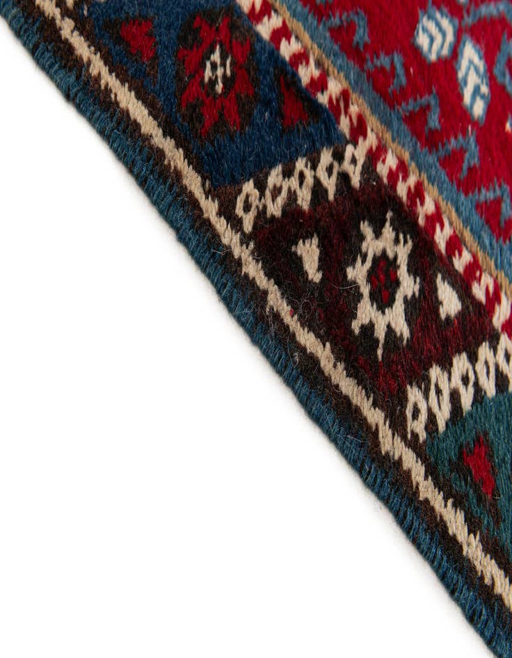 Detail image of  2' 5 x 4'  Hand Knotted Anatolian Wool Runner Rug