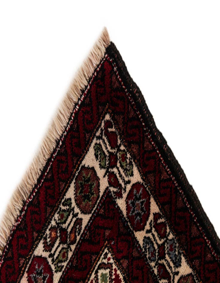 Detail image of  3' 8 x 7' 10  Hand Knotted Anatolian Wool Runner Rug