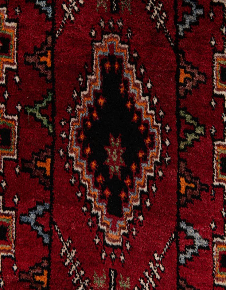 Detail image of  3' 8 x 7' 10  Hand Knotted Anatolian Wool Runner Rug