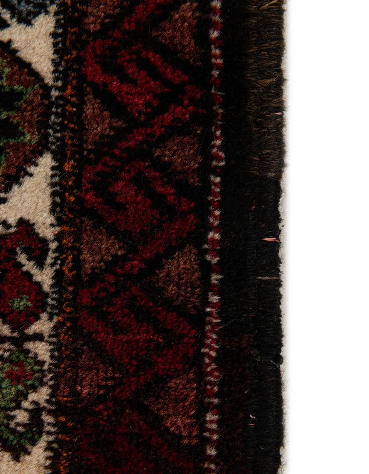 Detail image of  3' 8 x 7' 10  Hand Knotted Anatolian Wool Runner Rug