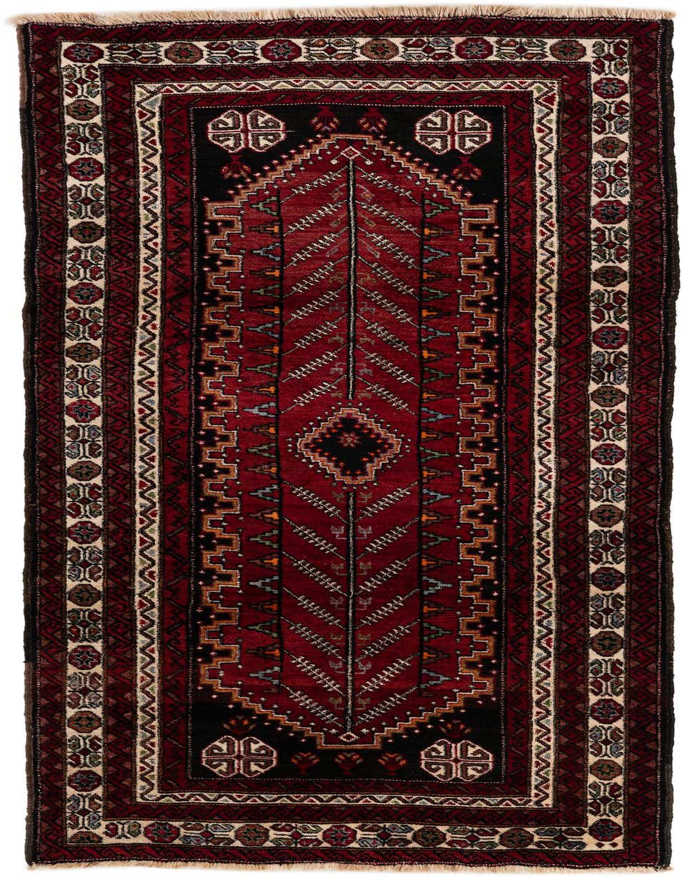 Primary image 3' 8 x 7' 10 Hand Knotted Anatolian Wool Runner Rug