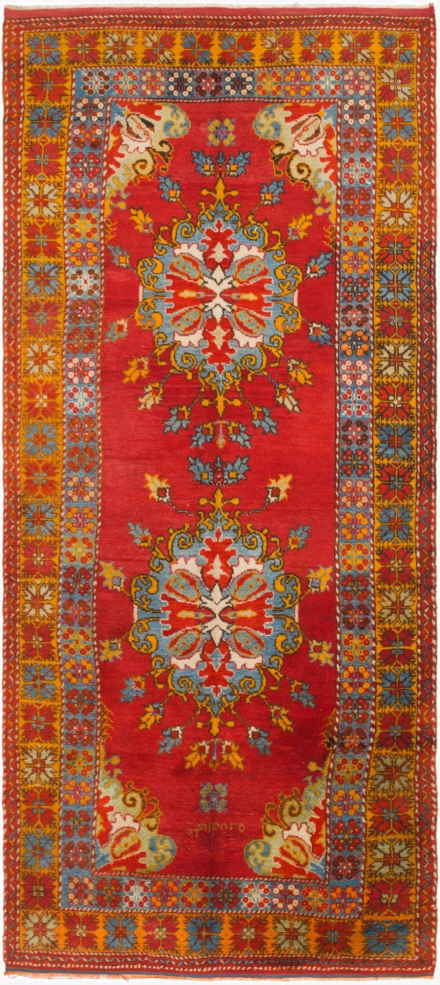  5' 5 x 12' 10  Hand Knotted Anatolian Wool Runner Rug