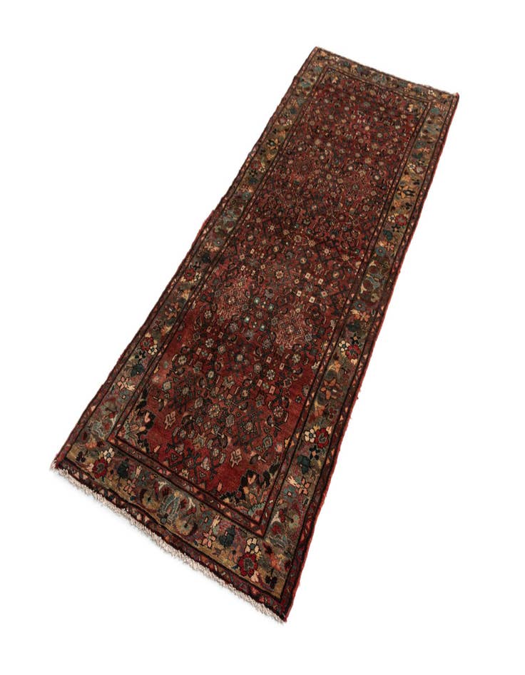 Detail image of  3' 8 x 10' Ardabil Wool Runner Rug