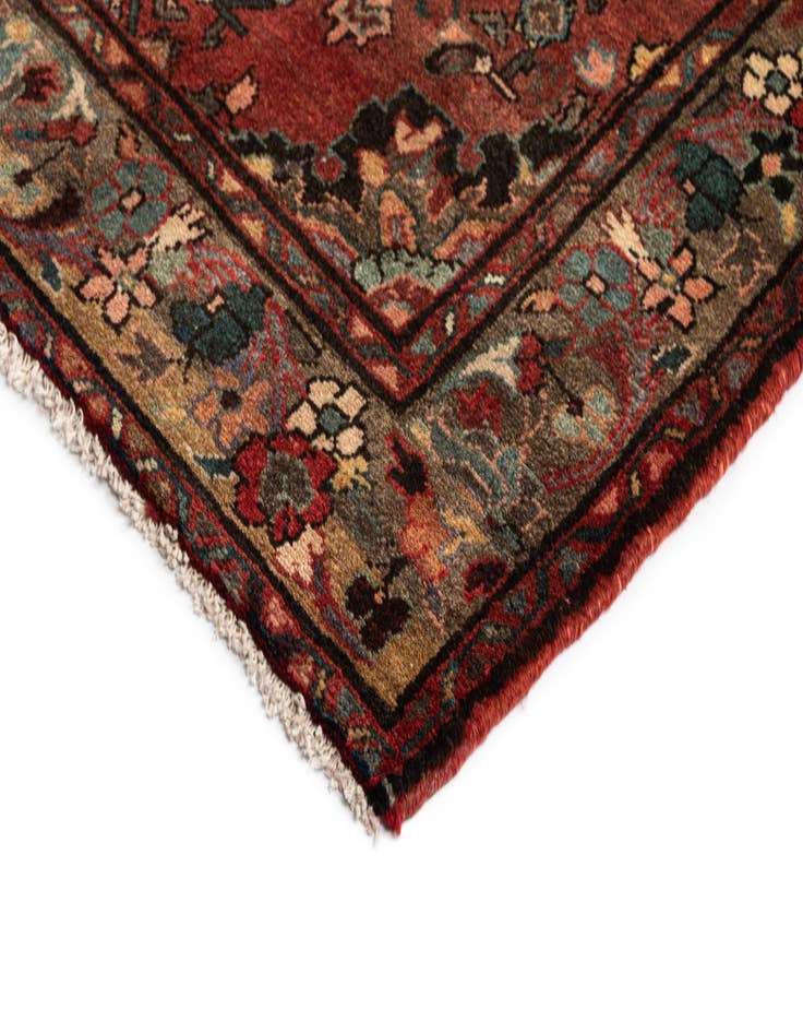 Detail image of  3' 8 x 10' Ardabil Wool Runner Rug