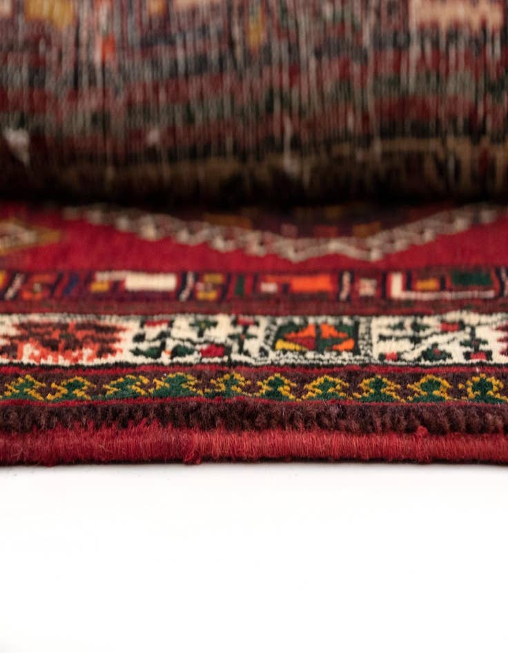 Detail image of  3' 9 x 10' 10  Hand Knotted Ardabil Persian Wool Runner Rug